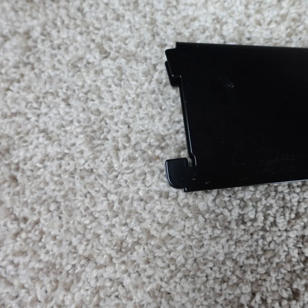 Black Metal Slotted Wall Shelf Bracket Knife Edge Retail Display Support